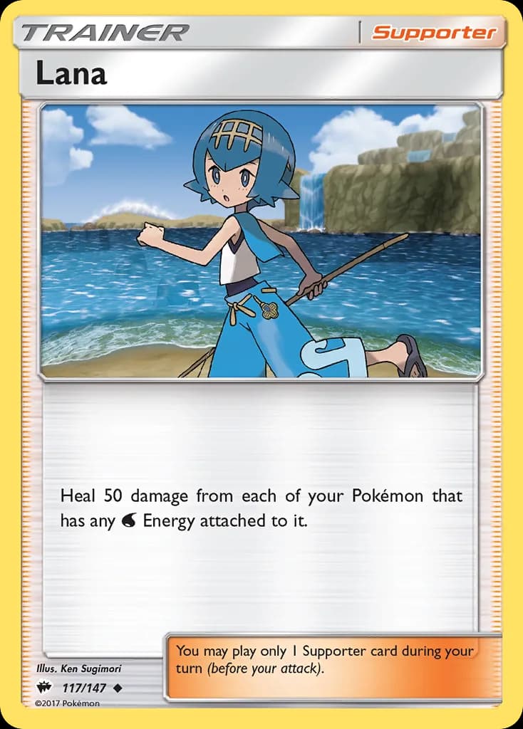 Burning Shadows Lana card front, 117/147