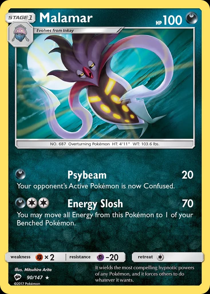 Burning Shadows Malamar card front, 90/147