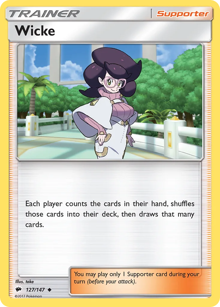 Burning Shadows Wicke card front, 127/147