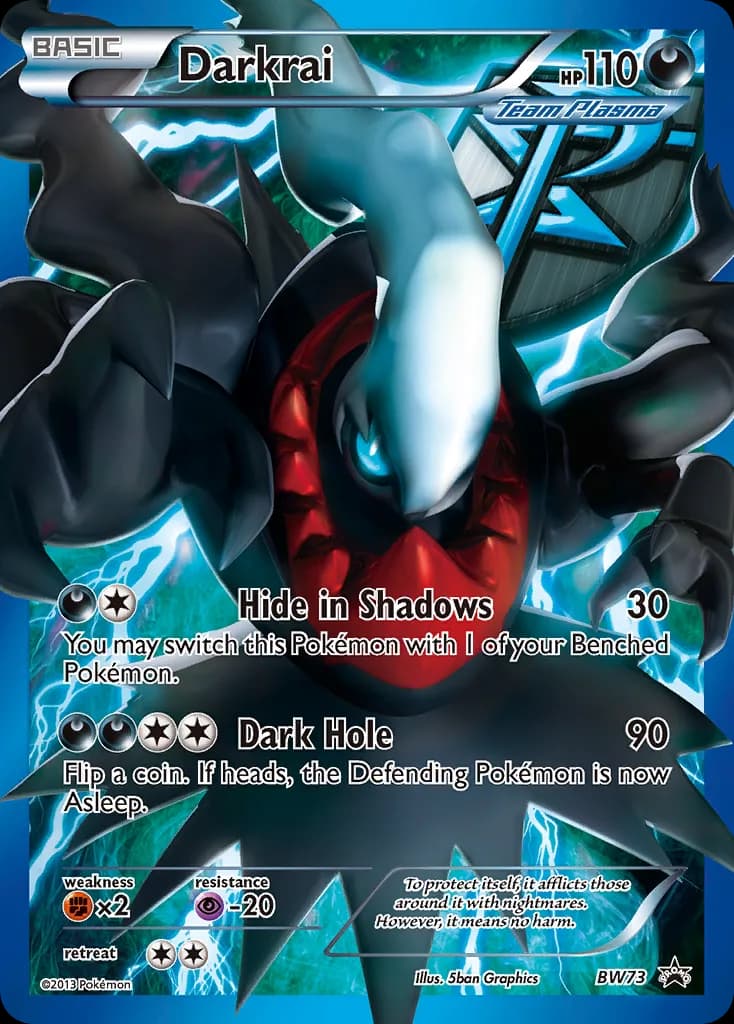 BW Black Star Promos Darkrai card front, BW73