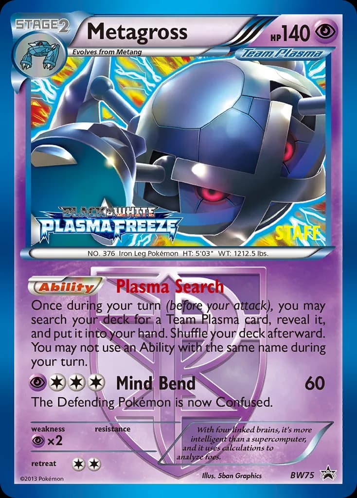 BW Black Star Promos Metagross card front, BW75