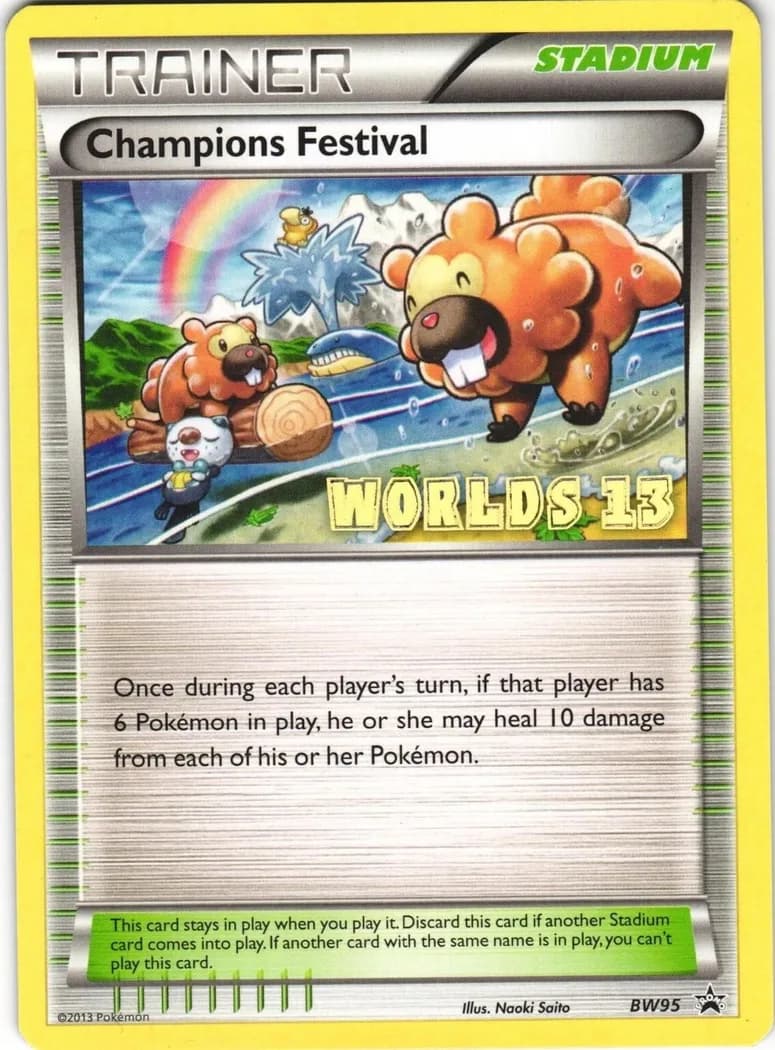 Champions Festival card front, BW Black Star Promos BW95