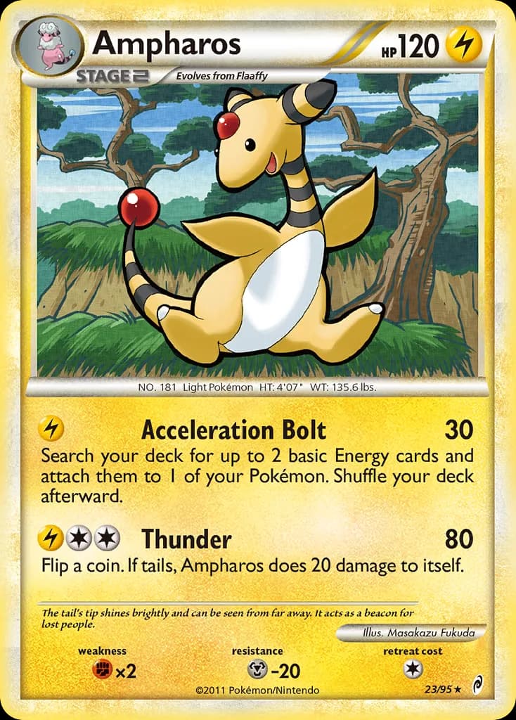 Ampharos card front, Call of Legends 23/95