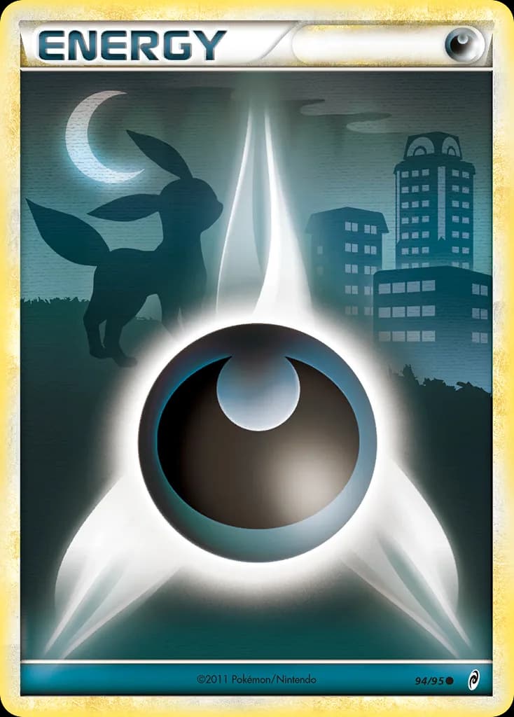 Call of Legends Darkness Energy card front, 94/95