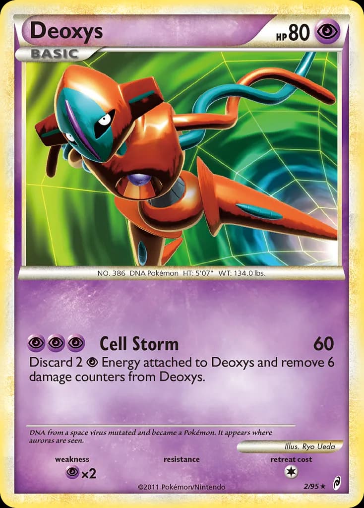 Deoxys card front, Call of Legends 2/95