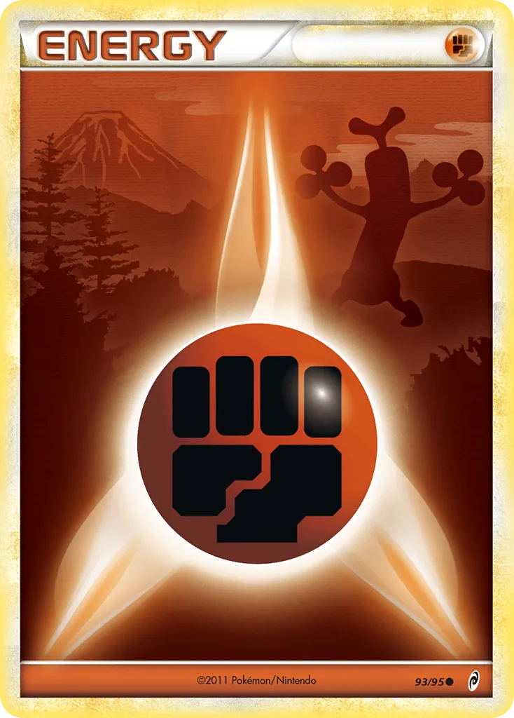 Call of Legends Fighting Energy card front, 93/95