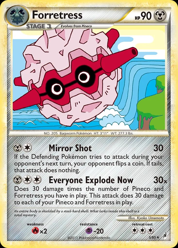 Call of Legends Forretress card front, 5/95