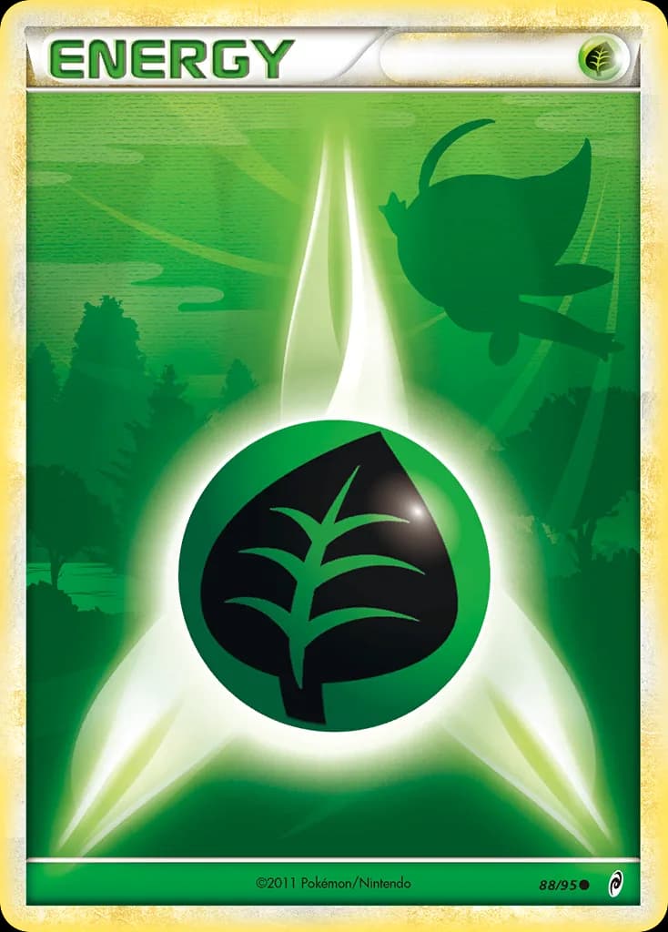 Call of Legends Grass Energy card front, 88/95