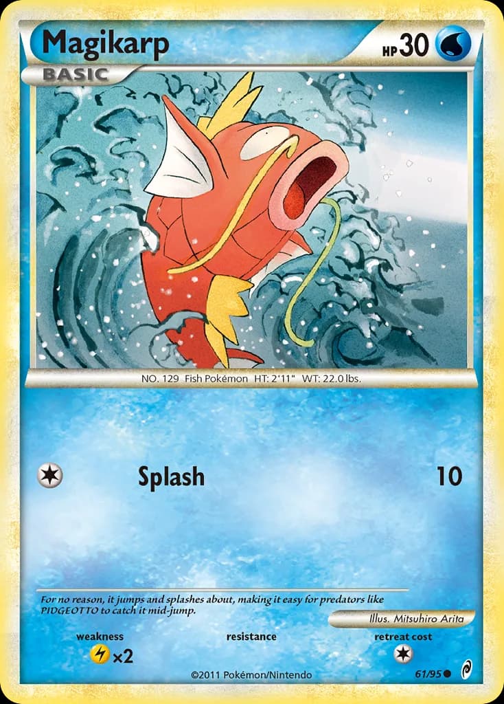 Call of Legends Magikarp card front, 61/95