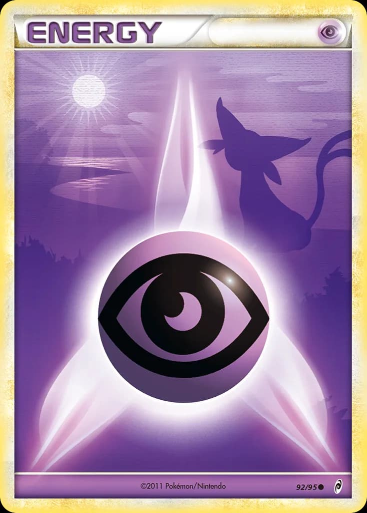 Call of Legends Psychic Energy card front, 92/95