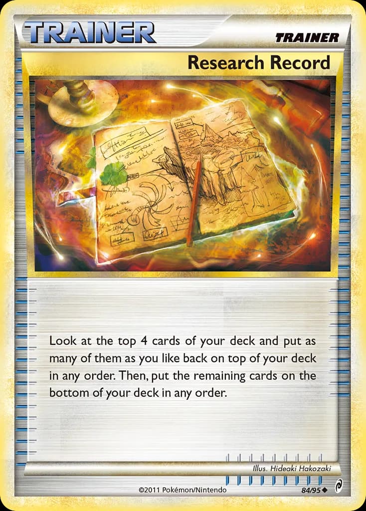 Call of Legends Research Record card front, 84/95