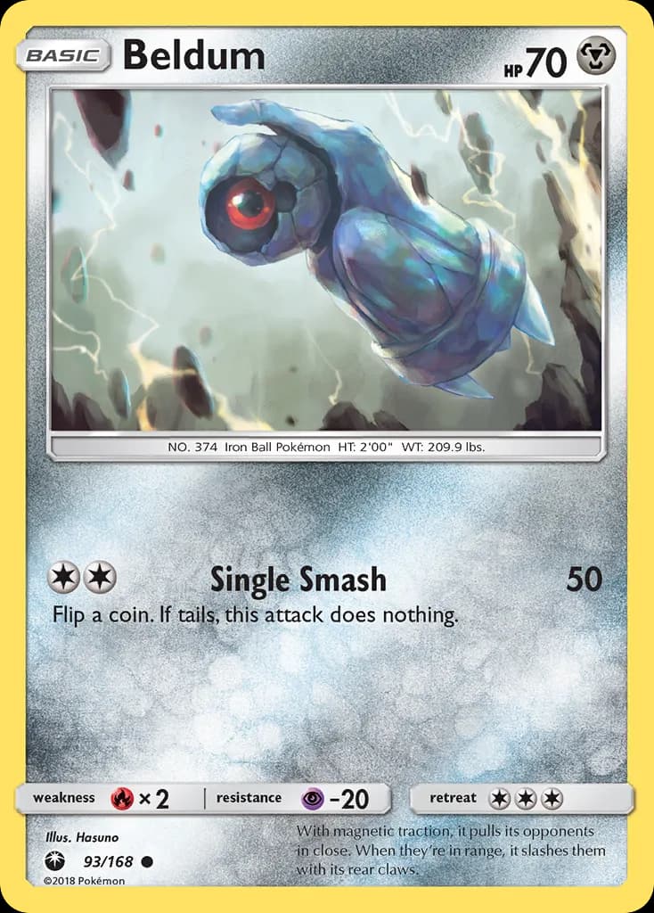 Celestial Storm Beldum card front, 93/168