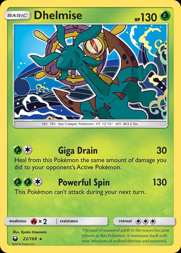 Celestial Storm Dhelmise card front, 22/168