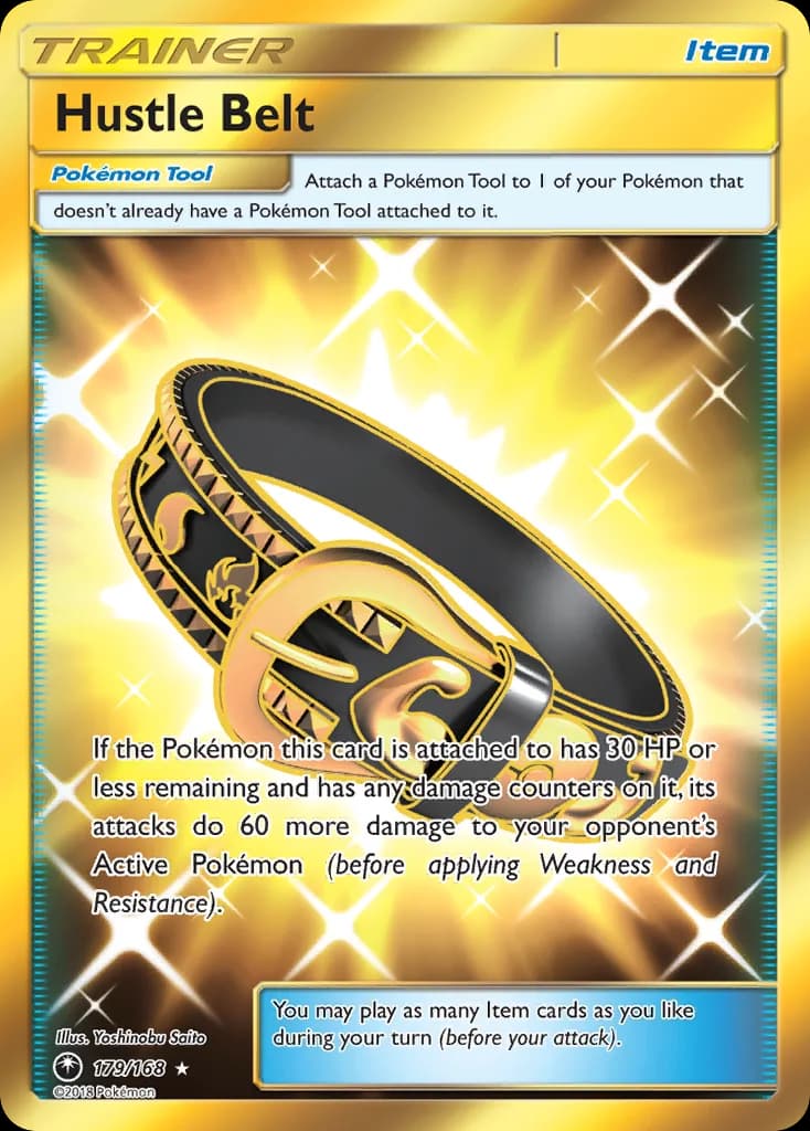 Celestial Storm Hustle Belt card front, 179/168