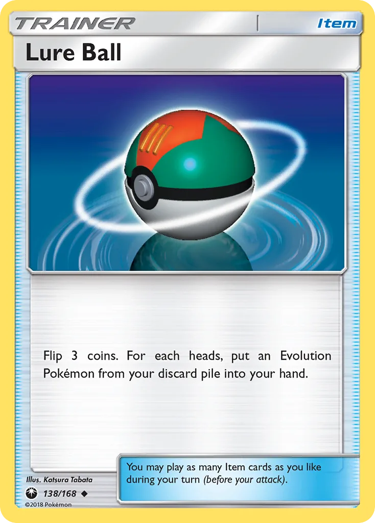 Celestial Storm Lure Ball card front, 138/168