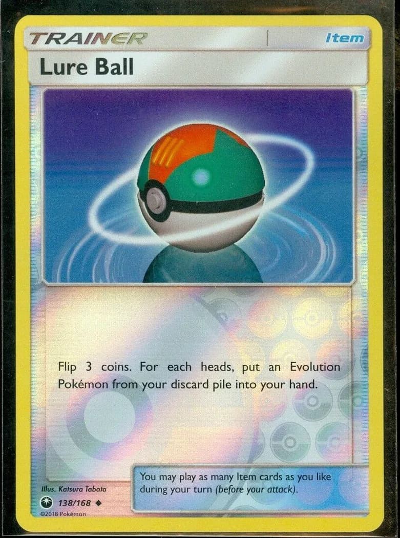 Lure Ball reverse holo card front, Celestial Storm 138/168