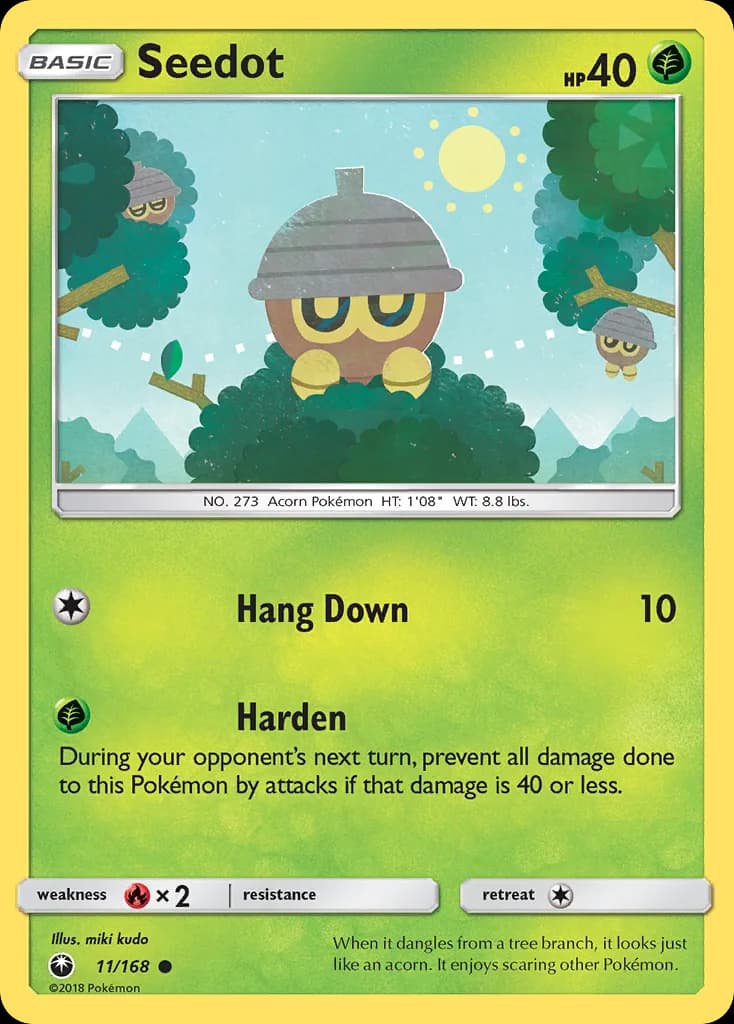 Celestial Storm Seedot card front, 11/168