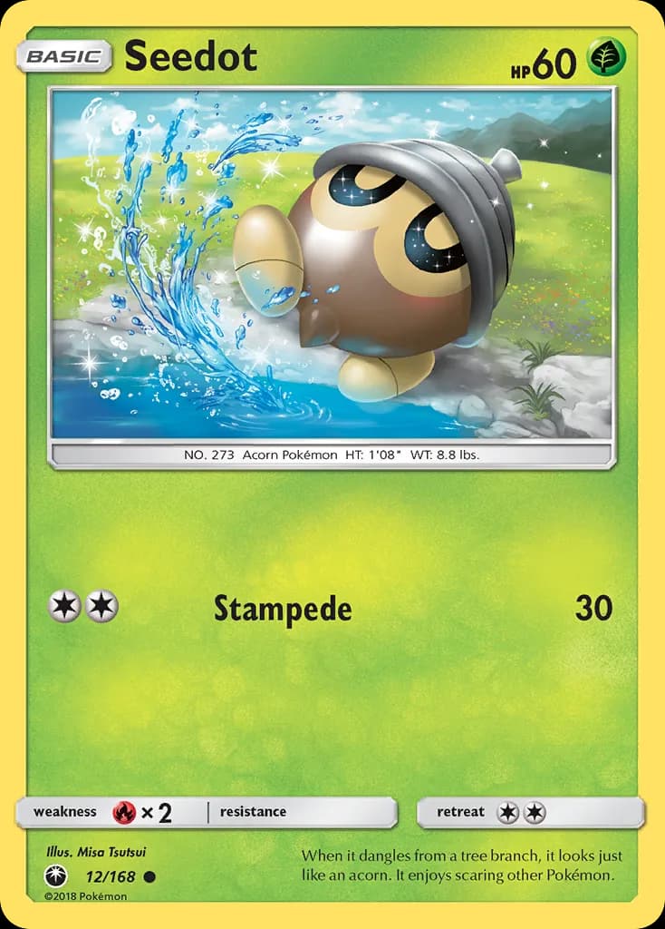 Celestial Storm Seedot card front, 12/168