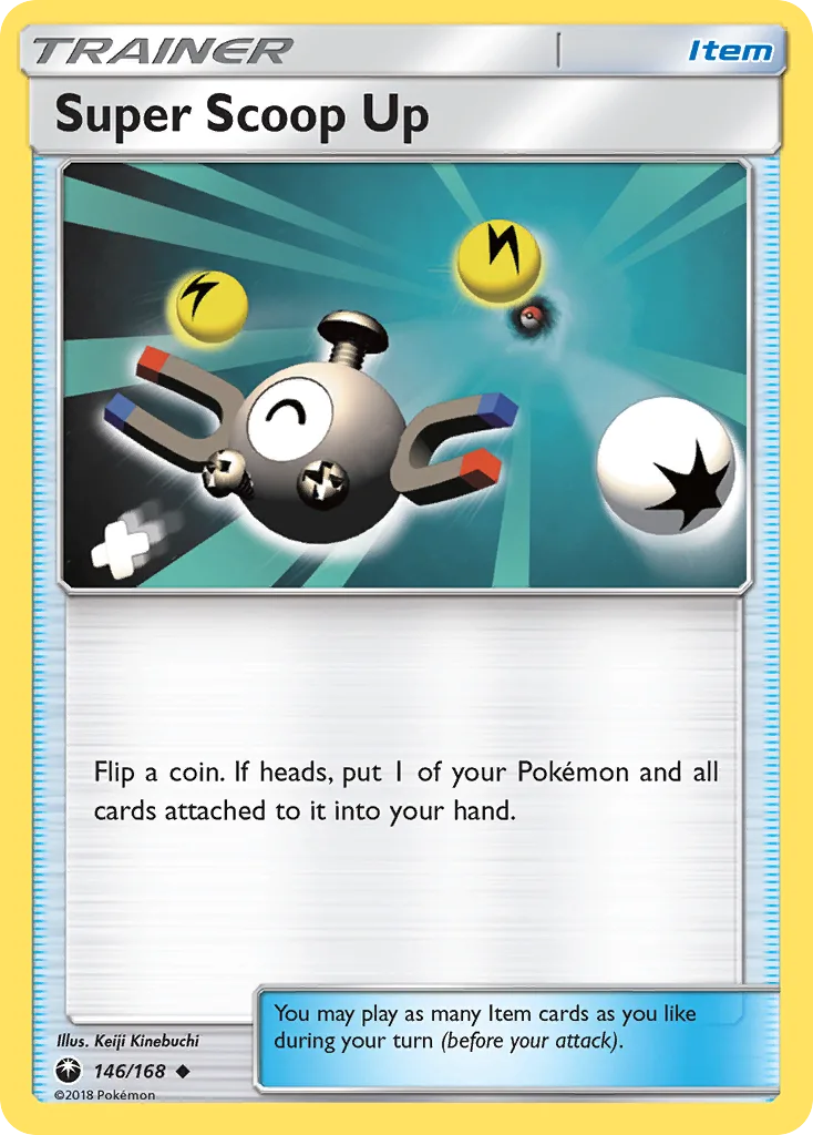 Celestial Storm Super Scoop Up card front, 146/168