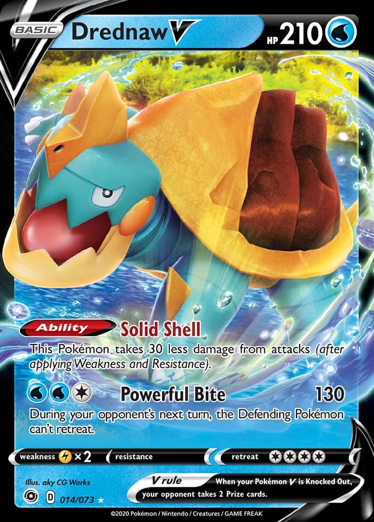 Champion's Path Drednaw V card front, 14/73