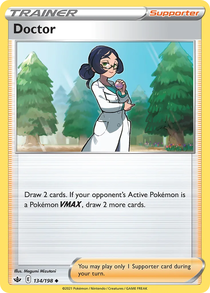 Chilling Reign Doctor card front, 134/198