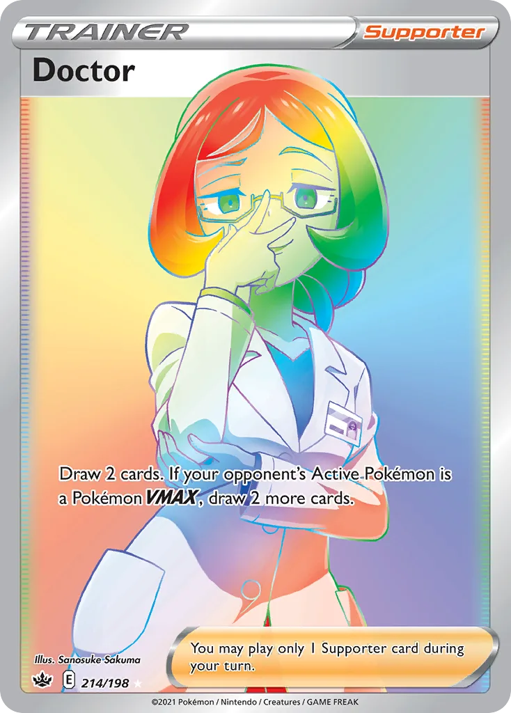 Chilling Reign Doctor card front, 214/198