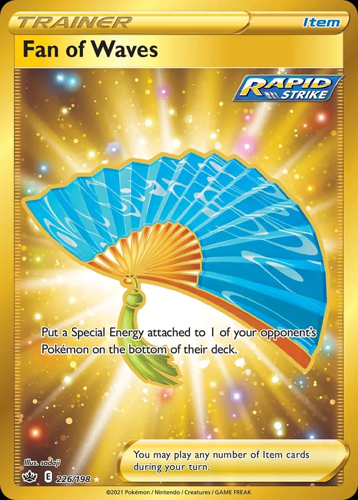 Chilling Reign Fan of Waves card front, 226/198