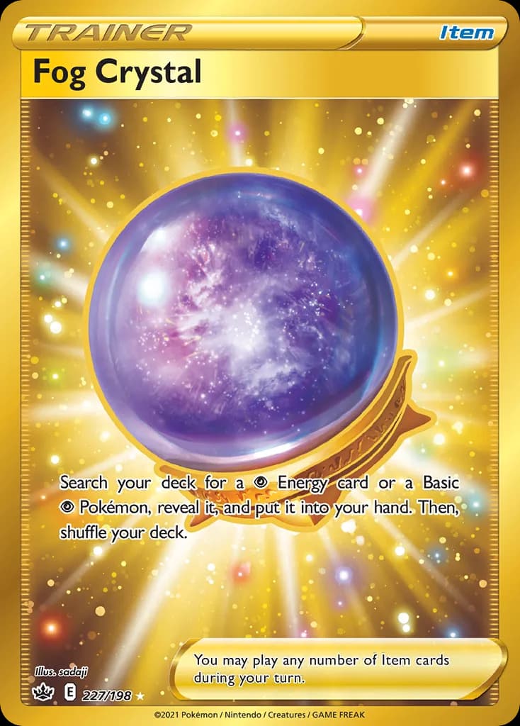Chilling Reign Fog Crystal card front, 227/198