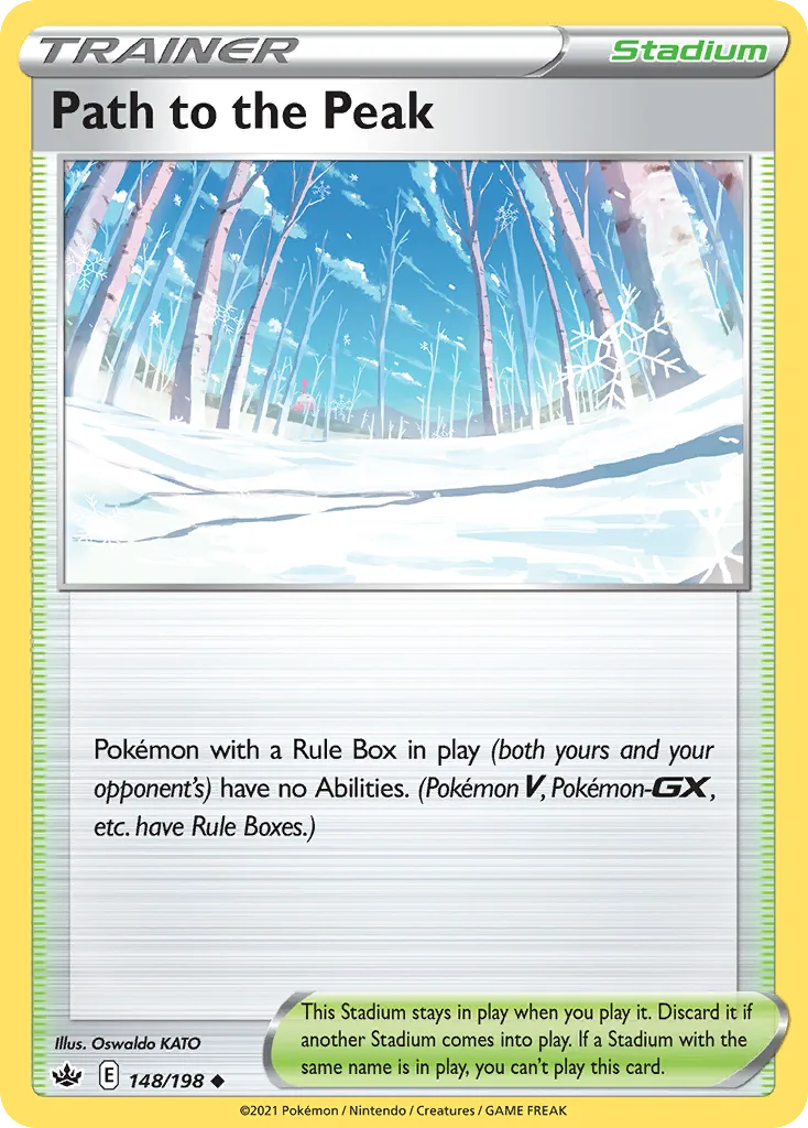 Chilling Reign Path to the Peak card front, 148/198