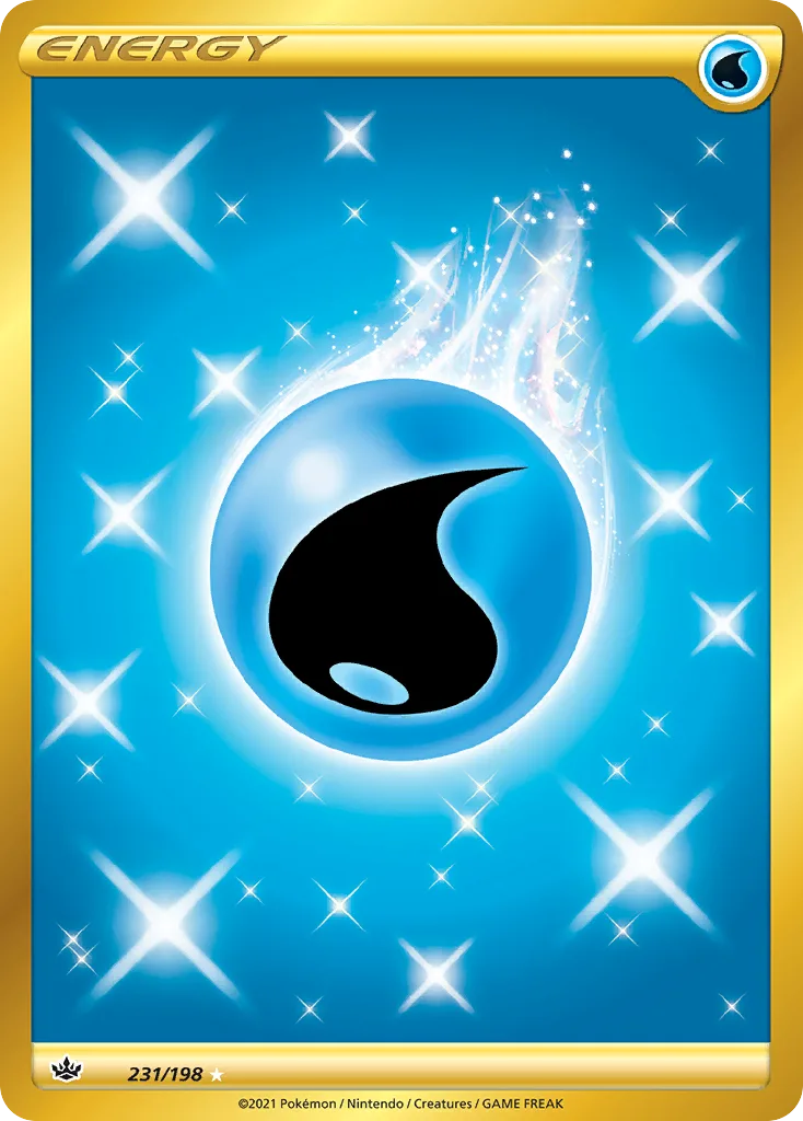 Chilling Reign Water Energy card front, 231/198