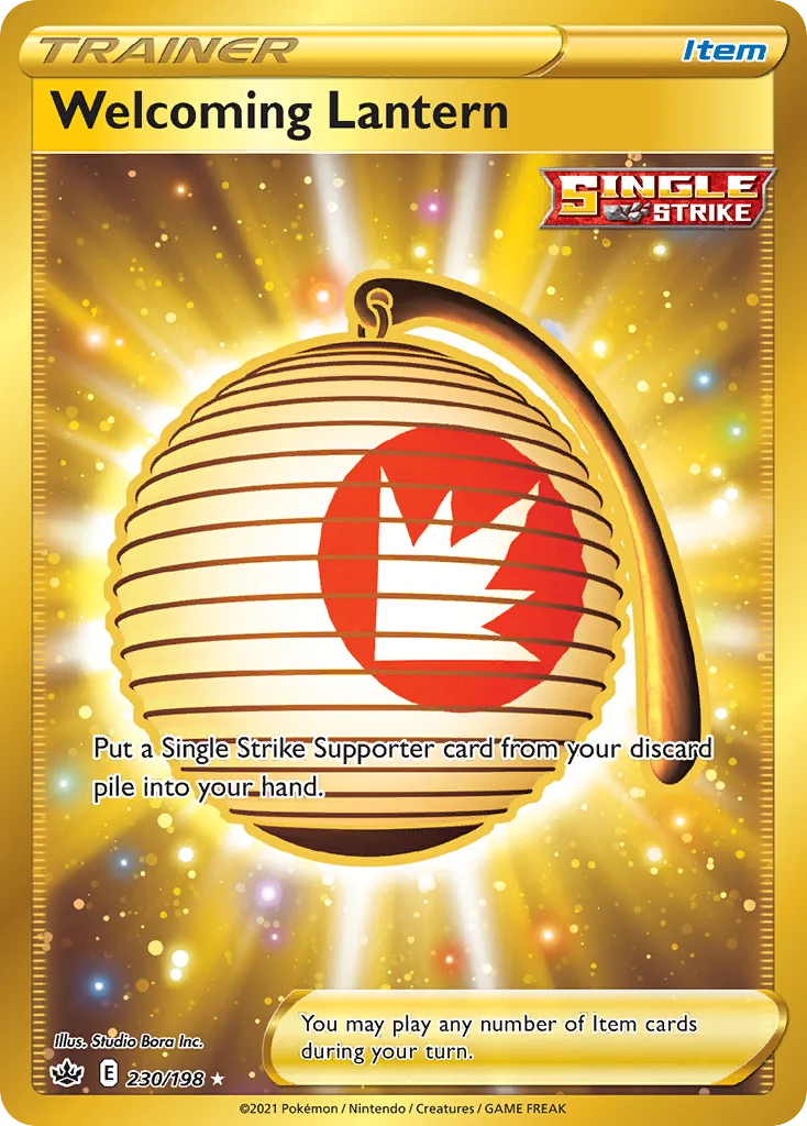 Chilling Reign Welcoming Lantern card front, 230/198