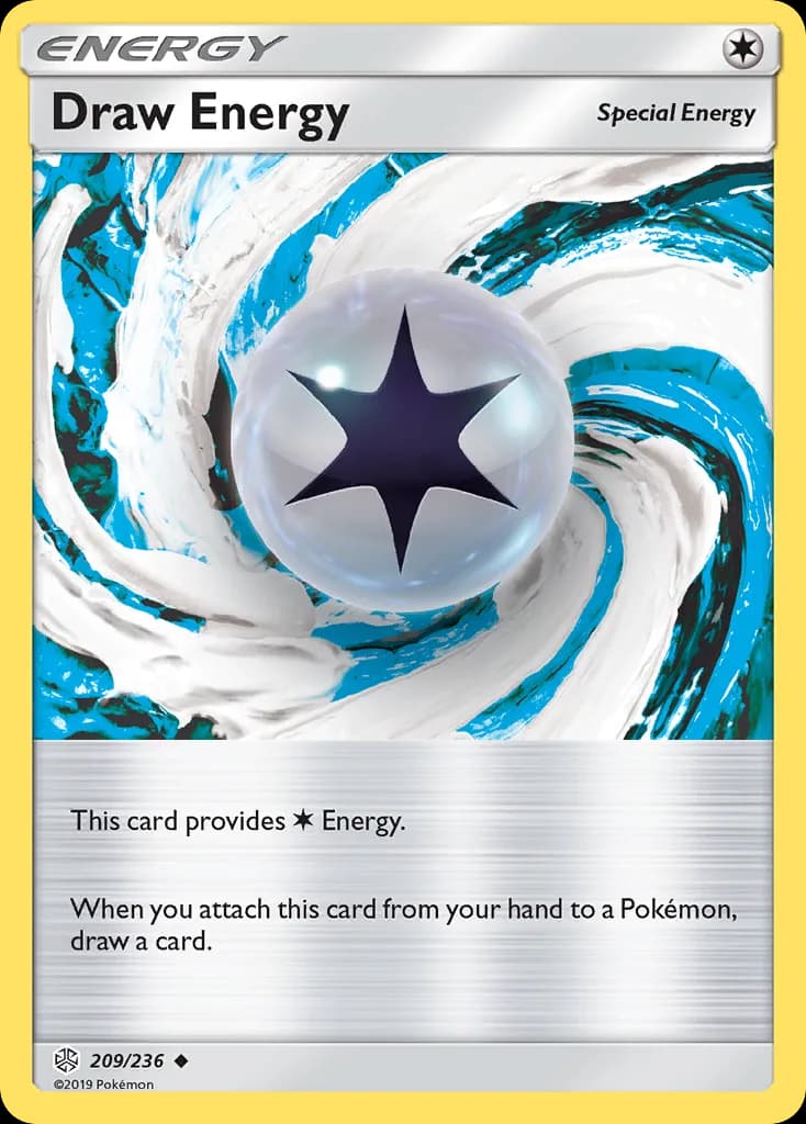 Cosmic Eclipse Draw Energy card front, 209/236