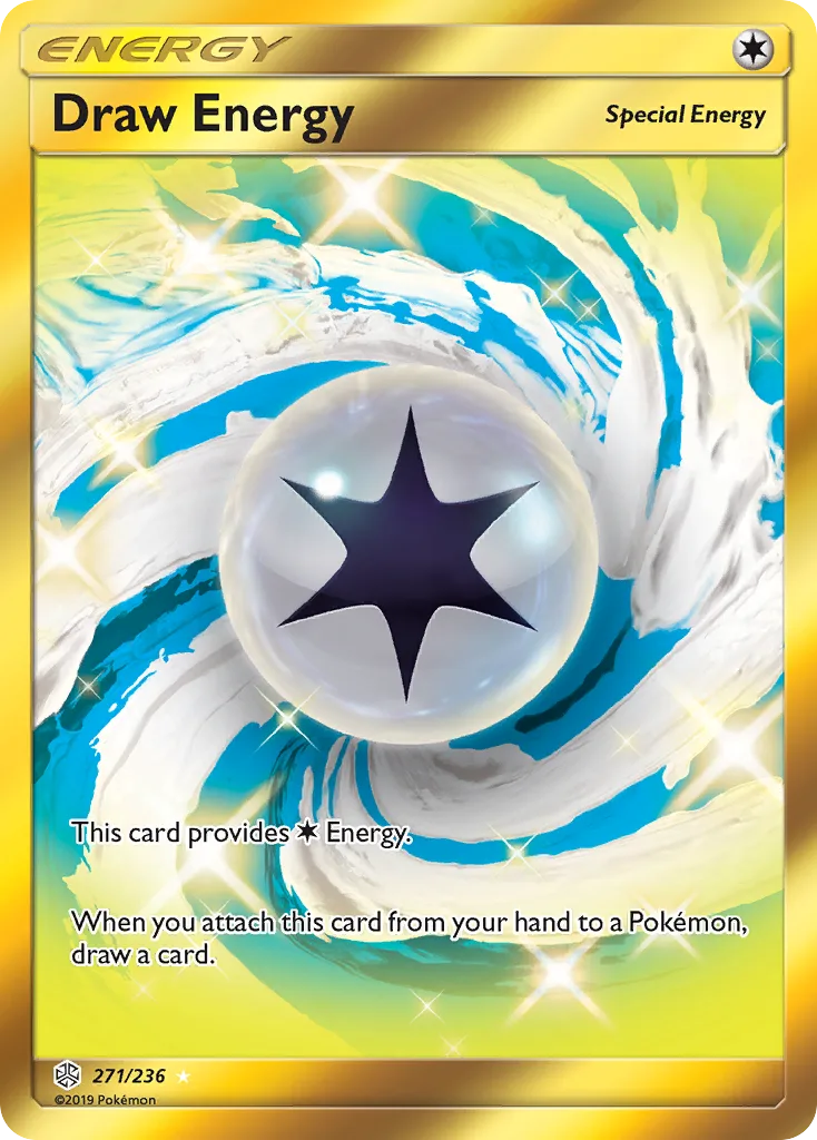 Cosmic Eclipse Draw Energy card front, 271/236