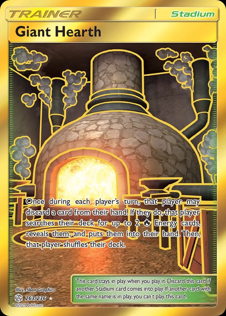 Cosmic Eclipse Giant Hearth card front, 263/236