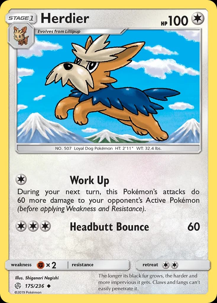 Cosmic Eclipse Herdier card front, 175/236