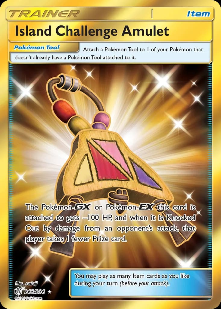 Cosmic Eclipse Island Challenge Amulet card front, 265/236