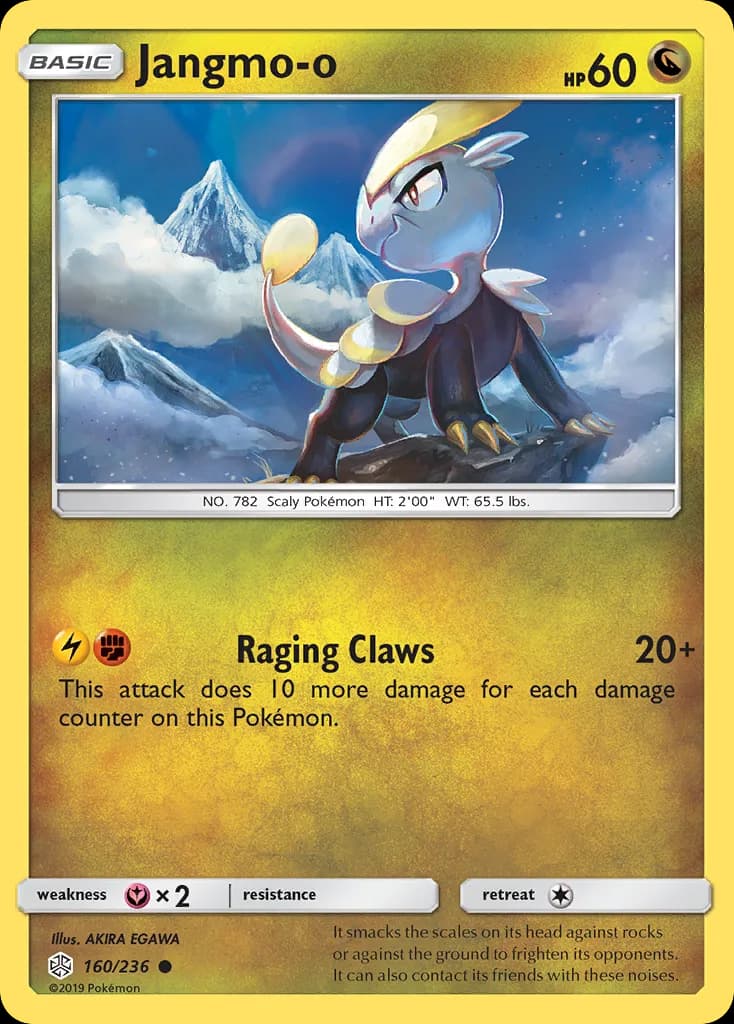 Cosmic Eclipse Jangmo-o card front, 160/236