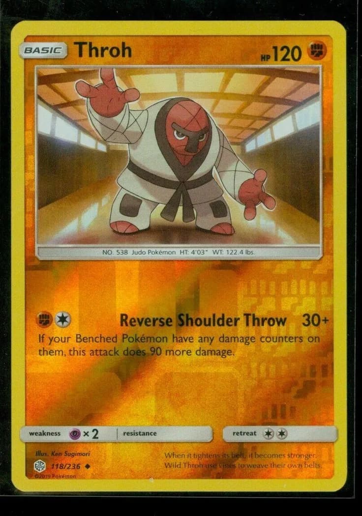 Throh reverse holo card front, Cosmic Eclipse 118/236
