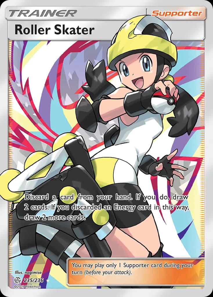 Cosmic Eclipse Roller Skater card front, 235/236