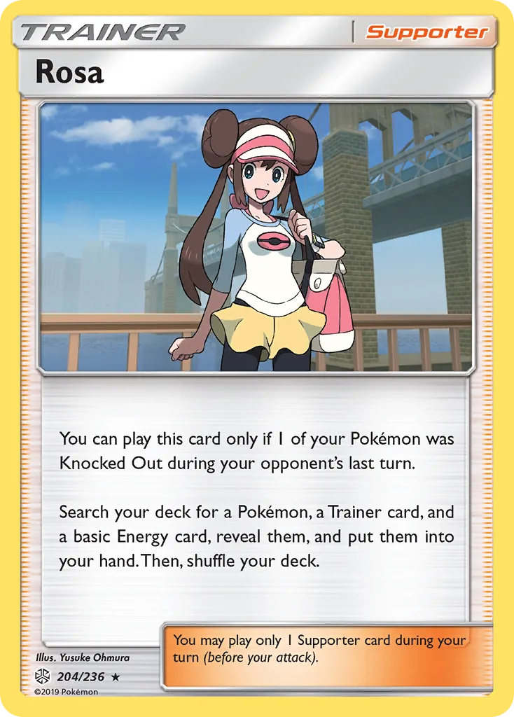 Cosmic Eclipse Rosa card front, 204/236