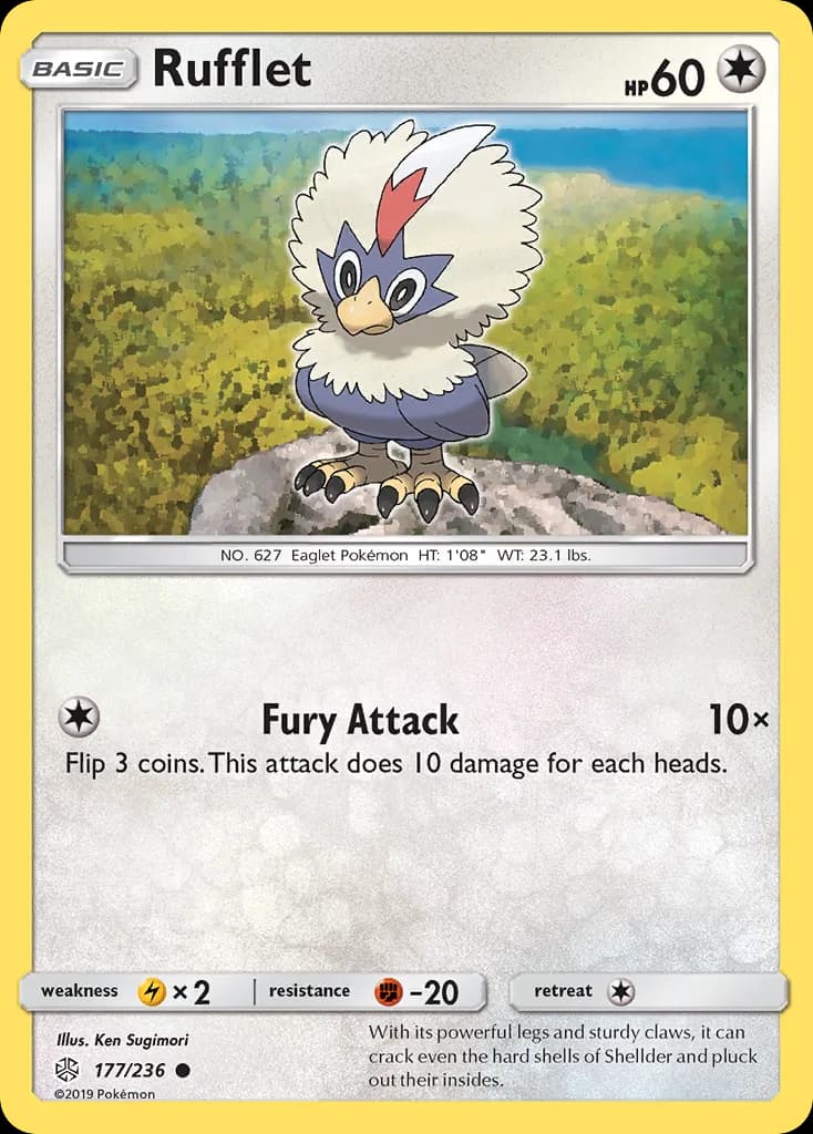 Cosmic Eclipse Rufflet card front, 177/236