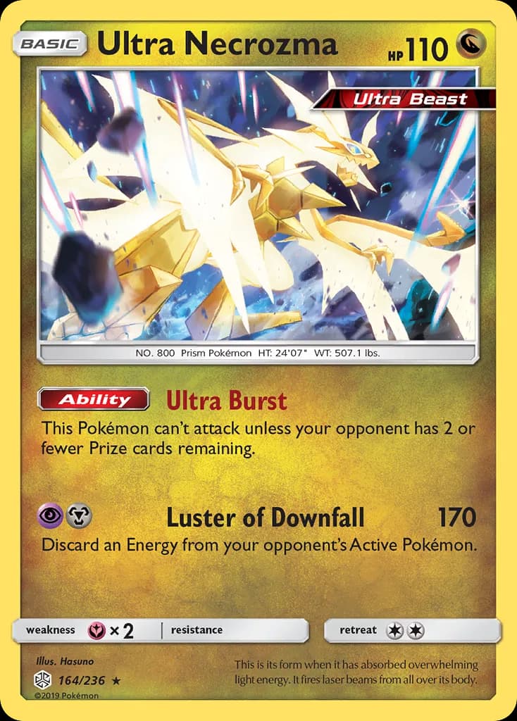 Cosmic Eclipse Ultra Necrozma card front, 164/236
