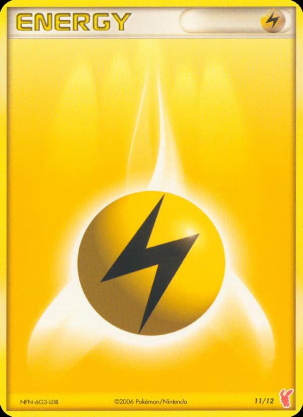 Lightning Energy, EX Trainer Kit 2 Plusle 11/12, English card reference; finish and promotional markings may differ