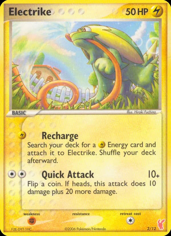 Electrike, EX Trainer Kit 2 Plusle 2/12, English card reference; finish and promotional markings may differ