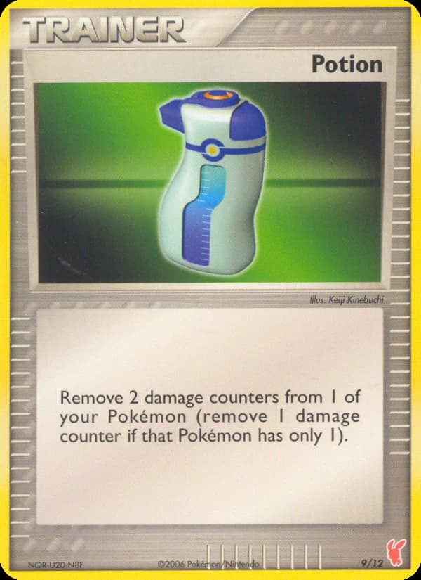 Potion, EX Trainer Kit 2 Plusle 9/12, English card reference; finish and promotional markings may differ
