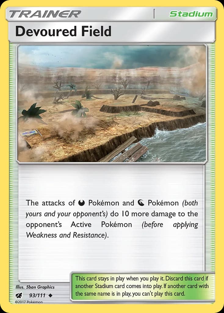 Crimson Invasion Devoured Field card front, 93/111