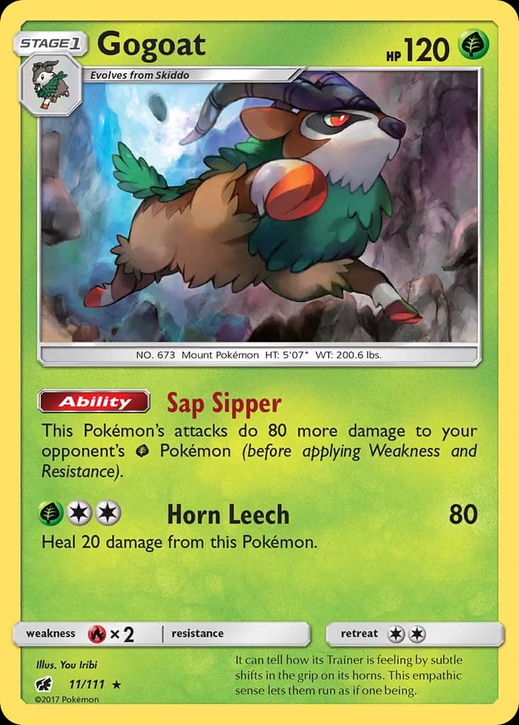 Crimson Invasion Gogoat card front, 11/111