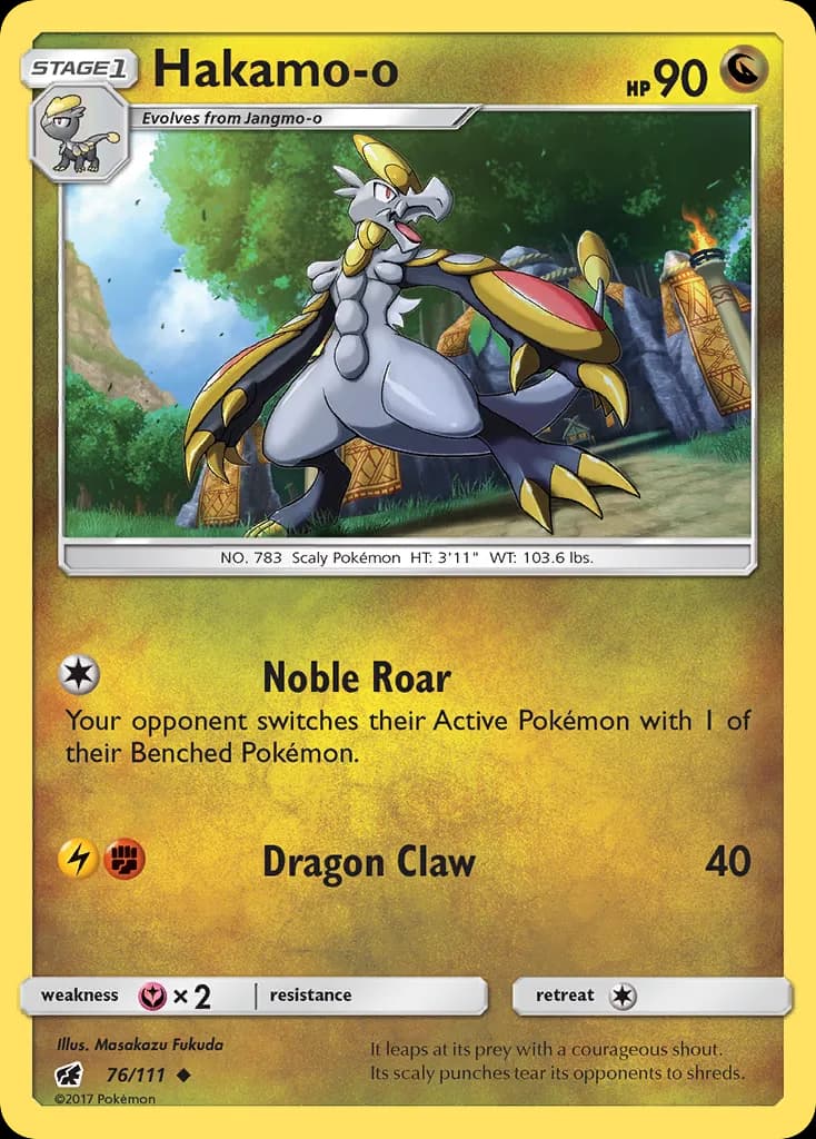 Crimson Invasion Hakamo-o card front, 76/111