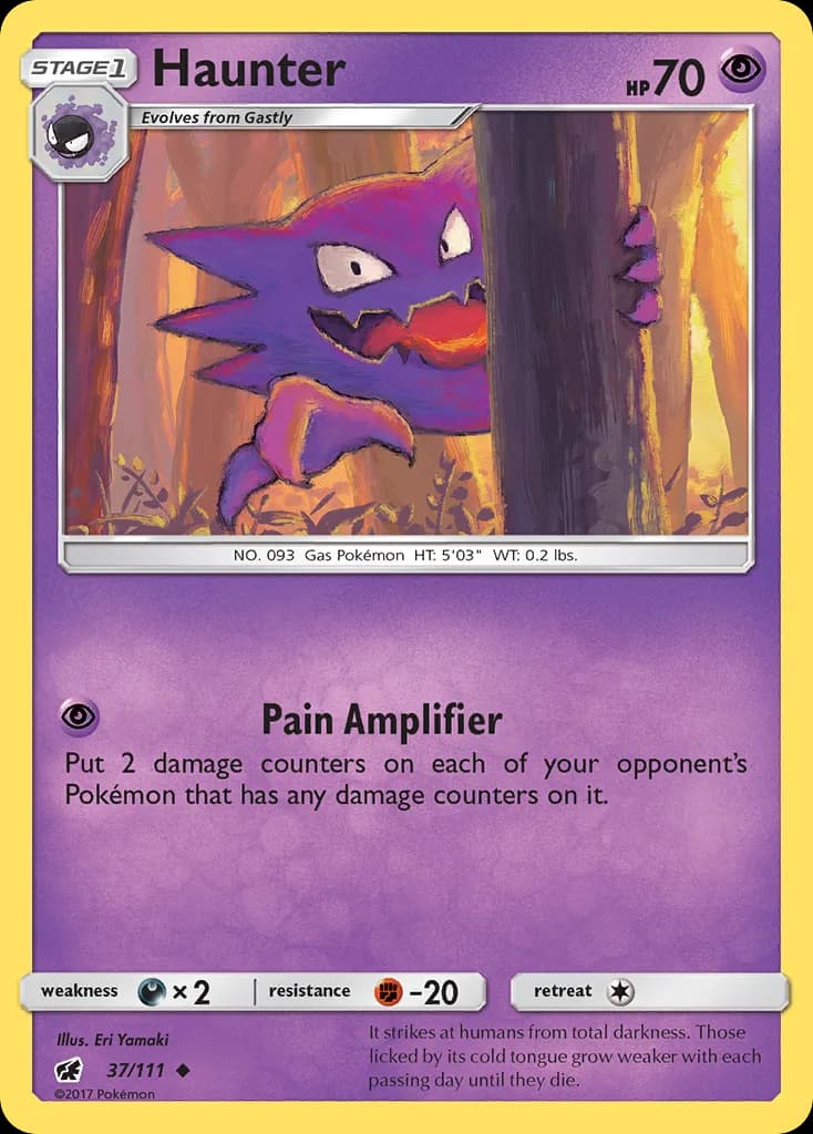Crimson Invasion Haunter card front, 37/111