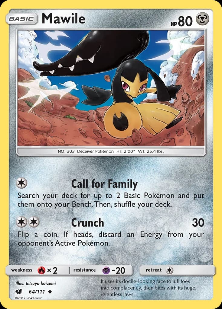 Crimson Invasion Mawile card front, 64/111